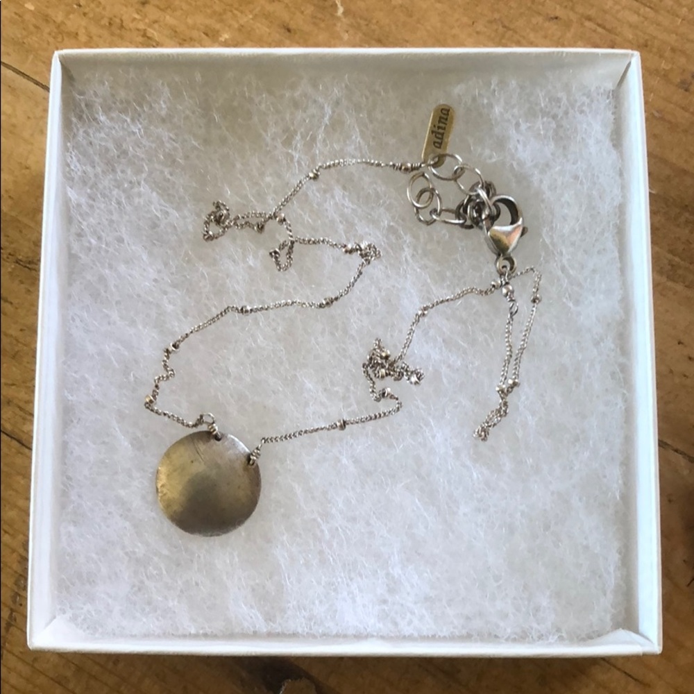 Adina Silver Pendant Necklace
